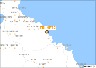 map of Calheta