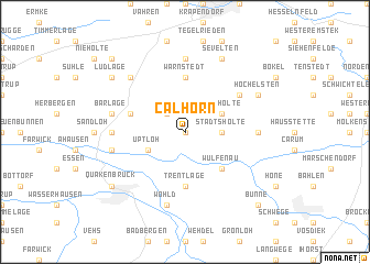 map of Calhorn