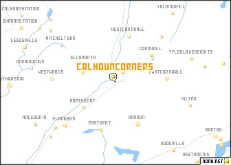 map of Calhoun Corners