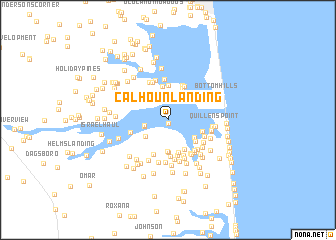 map of Calhoun Landing