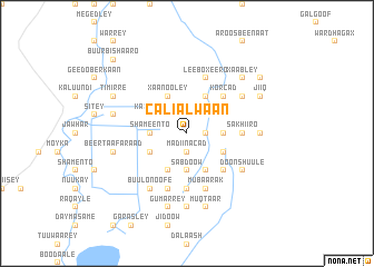 map of Cali Alwaan