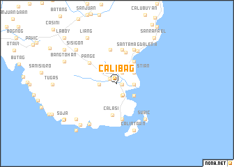 map of Calibag