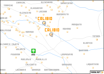 map of Calibío