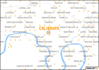 map of Calibours