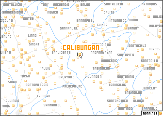 map of Calibuñgan