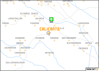 map of Calicanto