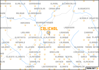 map of Calichal