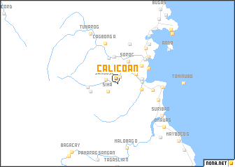 map of Calico-an