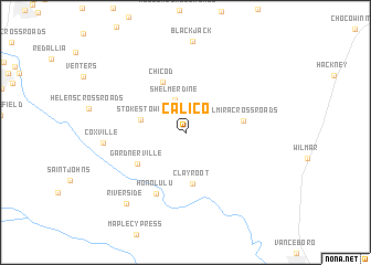 map of Calico