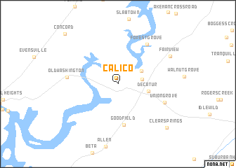 map of Calico
