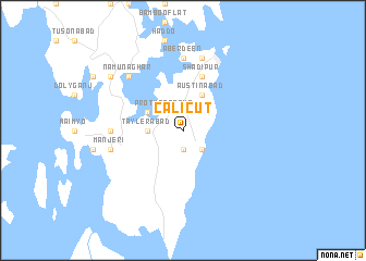 map of Calicut