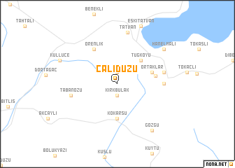 map of Çalıdüzü