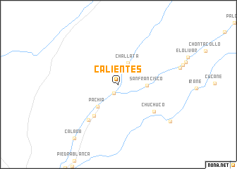 map of Calientes