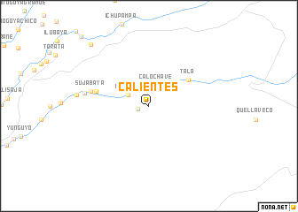 map of Calientes