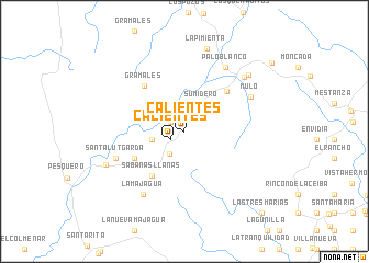 map of Calientes