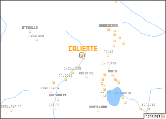 map of Caliente