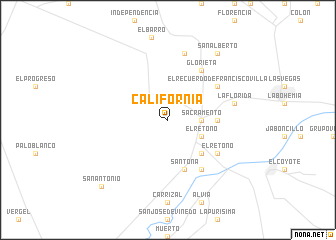 map of California