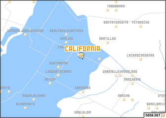 map of California