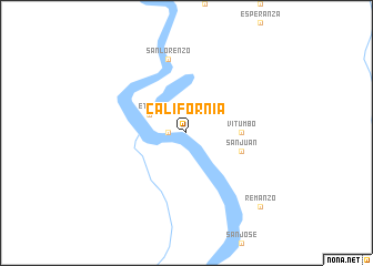 map of California