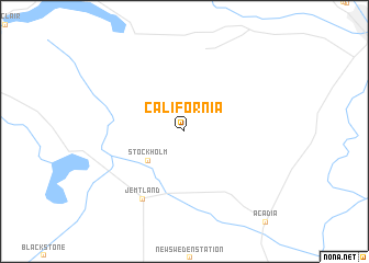 map of California