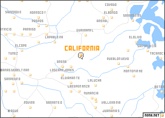 map of California