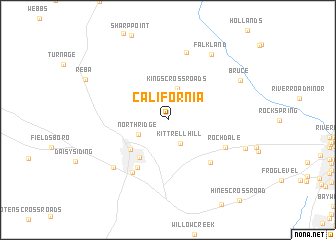 map of California
