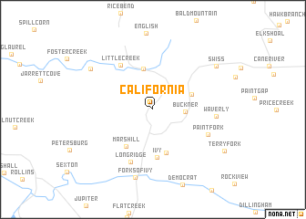 map of California