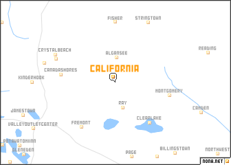 map of California