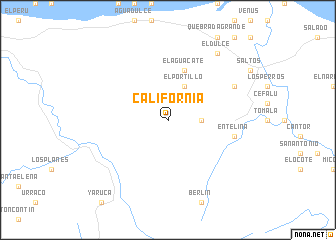 map of California