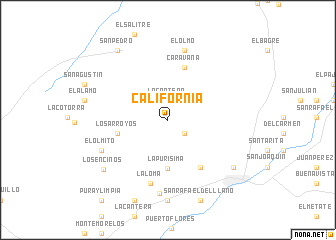 map of California