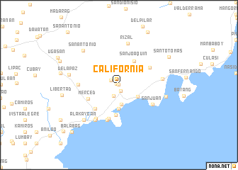 map of California