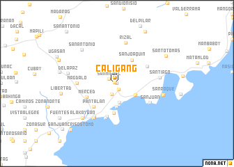 map of Caligang