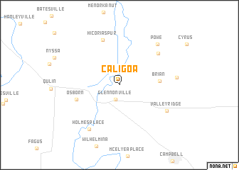 map of Caligoa