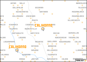 map of Calihorno