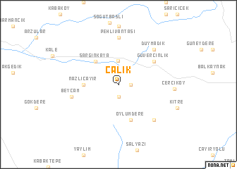 map of Çalık