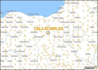 map of Calile Charles