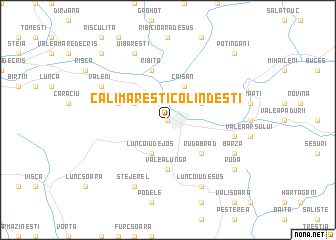 map of Călimăreşti-Colindeşti