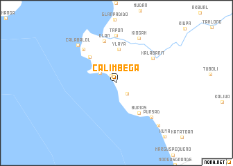 map of Calimbega