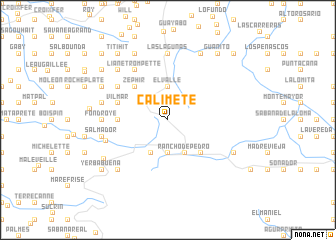 map of Calimete