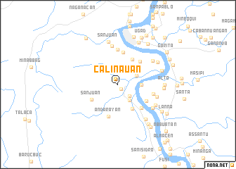 map of Calinauan