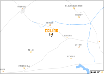 map of Calina