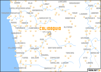 map of Calioaquio