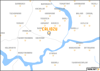 map of Çalıözü