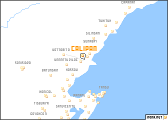 map of Calipan