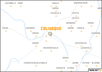 map of Caliueque
