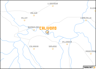 map of Calivoro