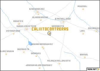map of Calixto Contreras