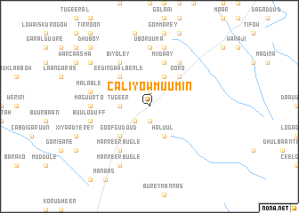 map of Caliyow Muumin