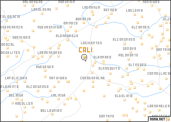 map of Cali