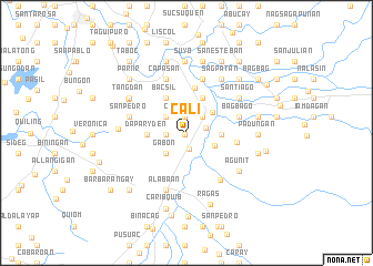 map of Cali